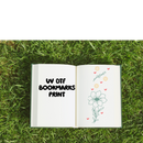 UV DTF Bookmark Print - Floral Hearts