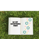 UV DTF Bookmark Print - Smily Flower
