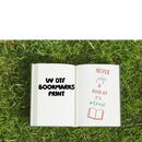 UV DTF Bookmark Print - Never Judge