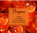 Negroni 20oz Skinny Tumbler Printed Paper