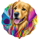 Golden Retriever Wind Spinner design to fit an 8' Spinner.