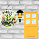 Sublimation Round Welcome Print - Welcome to My Pad