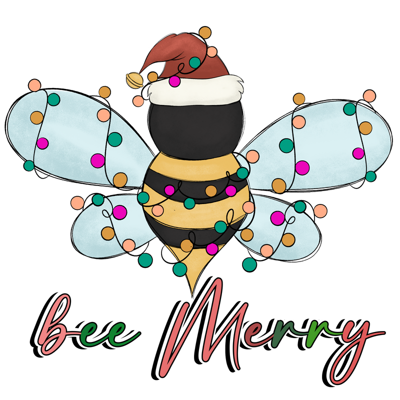 DTF Transfer Sheet - Bee Merry