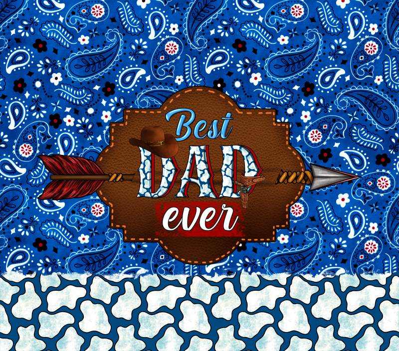 Best Dad Ever 20oz Tumbler and 12oz Sippy cup Sublimation Print Set