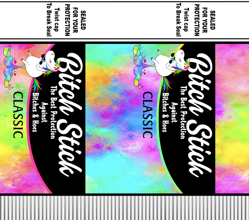 Rainbow Bitch Stick Printed Sublimation Paper for 20oz  Skinny Tumblers