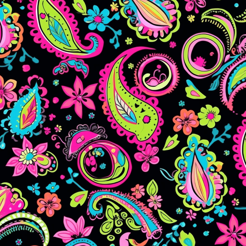 A4 Printed Sublimation Sheets - Paisley