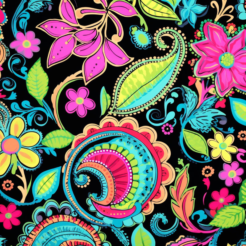 A4 Printed Sublimation Sheets - Paisley