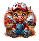 DTF Transfer Sheet  - Country Boy