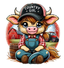 DTF Transfer Sheet - Country Girl