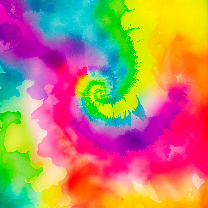 A4 Printed Sublimation Sheets - Bright Tie Dye