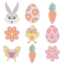 DTF Transfer Sheet - Groovy Easter