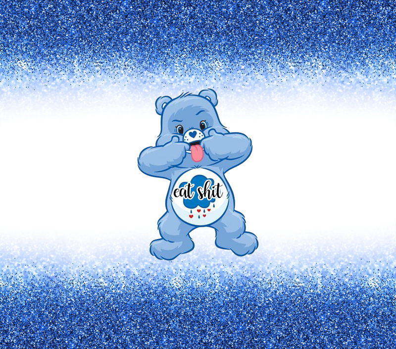 Cheeky Care Bear 20oz Skinny Tumbler Printed Paper