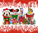 20oz Skinny Tumbler Printed Paper - Mouse Christmas