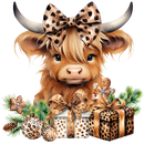 DTF Transfer Sheet - Baby Highlander cow