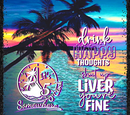 Liver is fine 20oz Skinny Tumbler Printed Paper