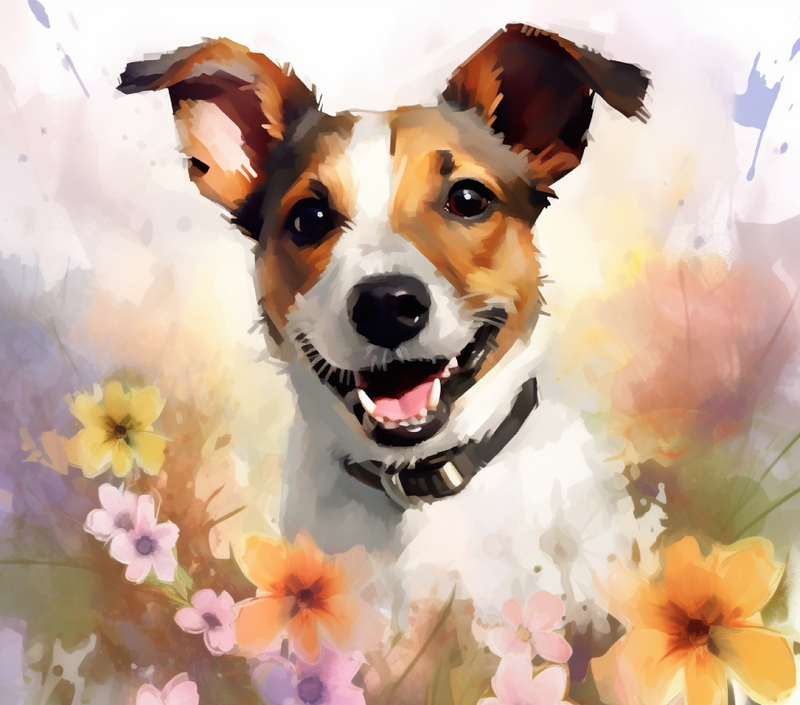 Jack Russell Terrier 20oz Skinny Tumbler Printed Paper