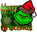DTF Transfer Sheet - Merry Grinchmas