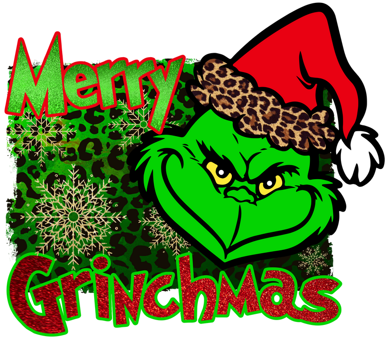 DTF Transfer Sheet - Merry Grinchmas