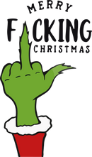 DTF Transfer Sheet - Merry F Christmas