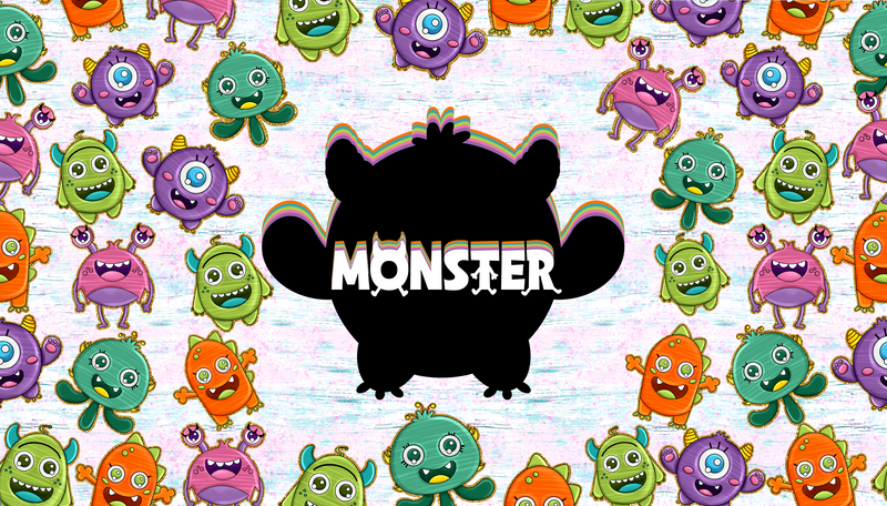 I've Created a Monster 20oz Tumbler and 12oz Sippy cup Sublimation Print Set