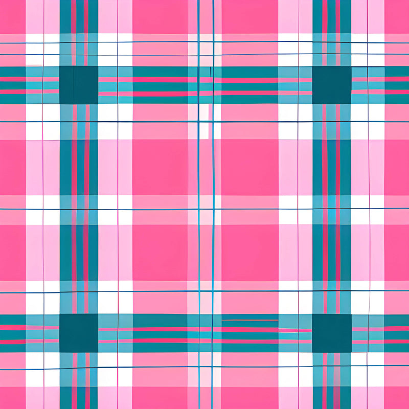 A4 Printed Sublimation Sheets- Pastel Pink Tartan