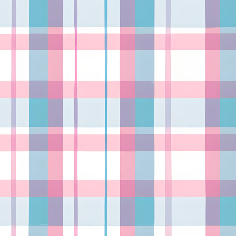 A4 Printed Sublimation Sheets- Pastel Pink Tartan