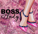 Boss Lady 20oz Skinny Tumbler Printed Paper