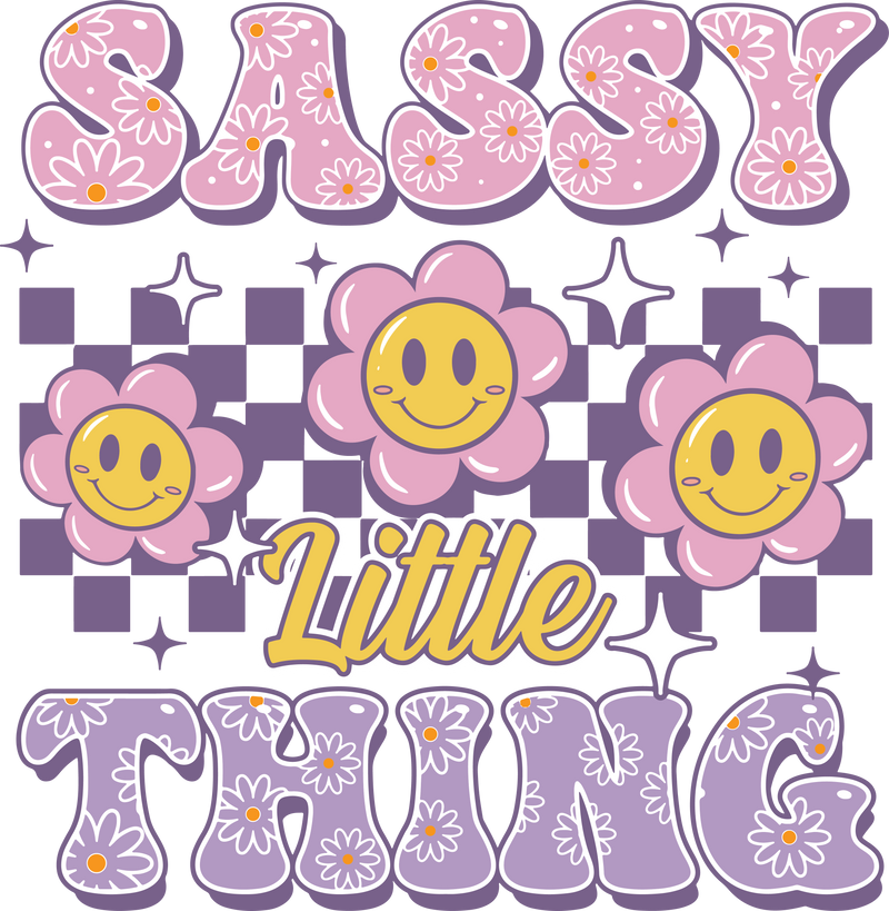 DTF Transfer Sheet - Sassy Little Thing