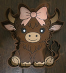 3D Printed - Highlander Cow Trinket Tray