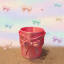 3D Printed Bow Pen/Tool Holder - Silk Pink