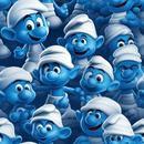 Smurfs 20oz Skinny Tumbler Printed Paper