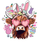 DTF Transfer Sheet - Easter Day Highlander Cow