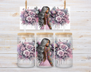 UV DTF 16oz Can Glass Wraps - Western/Tattoo Lady