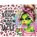 After Tuesday 20oz Skinny Tumbler Printed Paper