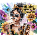 Make Yourself 20oz Skinny Tumbler Printed Paper