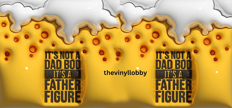 3D Puff Father Figure Sublimation Paper for 11oz mug