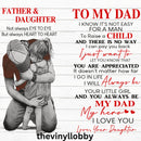 Father and Daughter 20oz Skinny Tumbler Printed Paper