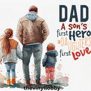 A Dads Love 20oz Skinny Tumbler Printed Paper