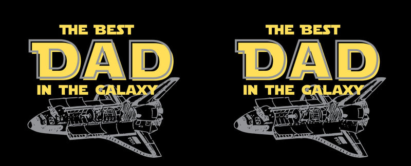 Best Dad in the Galaxy printed Sublimation Paper for 11oz mug