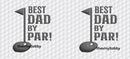 Best Dad by Par printed Sublimation Paper for 11oz mug