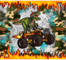 Rex Monster Truck 20oz Skinny Tumbler Printed Paper