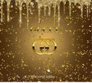 Gold Sparkle CC Skinny Tumbler Printed Paper
