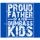 Proud Dad 20oz Skinny Tumbler Printed Paper