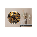 Round Clock Sublimation Print - Tattoo Man
