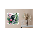 Scalloped Clock Sublimation Print - Black Panther