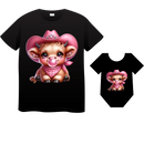 DTF Transfer Sheet - Bubble Highlander Cow