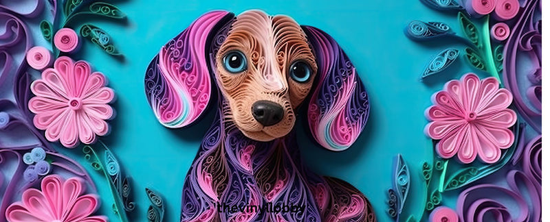 3D Sausage Dog printed Sublimation Paper for 11oz mug