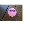 Round Acrylic 12cm Disc pack