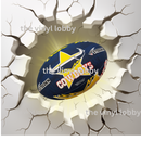Cracked Wall NRL 20oz Skinny Tumbler Printed Paper