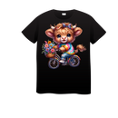 DTF Transfer Sheet - Hippy Bicycle Highlander Cow